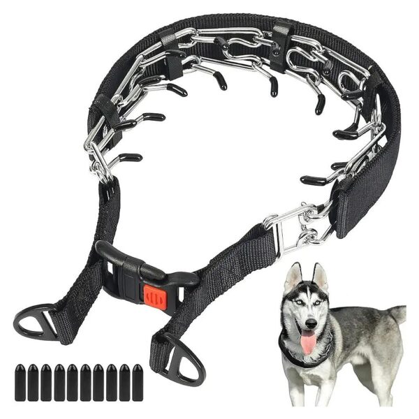 All-Size Adjustable Prong Training Collar for Small to Large Dogs