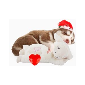 All for Paws Soft Plush Toy with Built-in Heartbeat Sound and Anxiety Relief