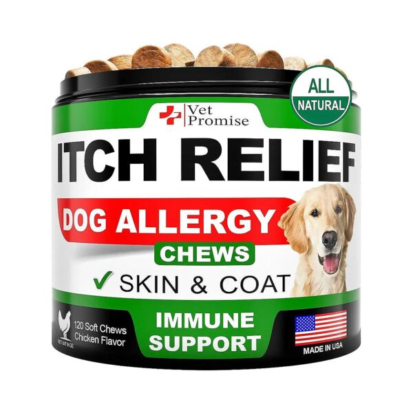 Allergy Relief for Dogs with Itchy Skin - Probiotic Treats