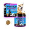 Allergy Support for Dogs with Omega 3 Fish Oil and Pumpkin Enzymes for Itchy Skin Relief