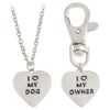 Alloy Steel Pendant Necklace for Best Friends Forever Dog Love