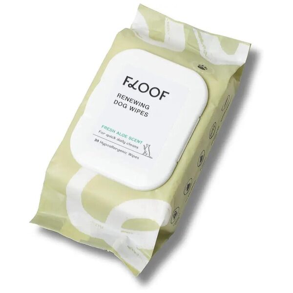 Aloe and Bamboo Dog Wipes for Skin and Body Hygiene