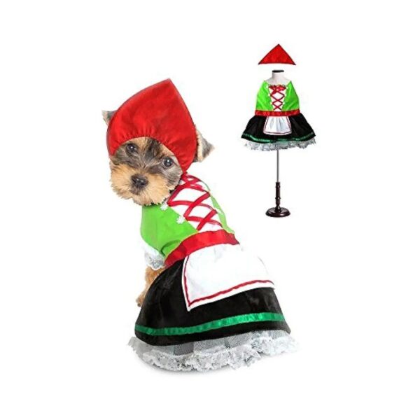 Alpine Dog Costume for Oktoberfest Bavarian Beer Maiden or Swiss Boy Size 4