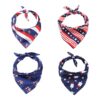 American Flag Dog Bandanas for Independence Day Parties and Everyday Wear