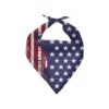 American Flag Dog Scarf Bandanas for Small to Large Dogs Cats