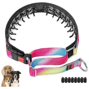 American Flag Martingale Prong Collar for Small Medium Large Dogs with Adjustable Buckle