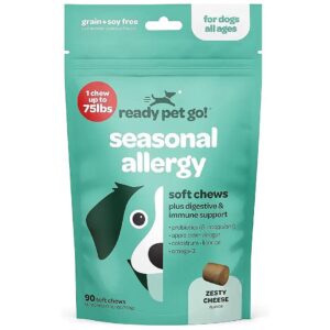 American-Made Pet-Approved Allergy Chews for Dog Itch Relief and Seasonal Allergy Support