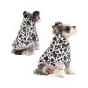 Animal Print Cotton Dog Sweaters for Small Dog Breeds Like French Bulldogs and Poodles