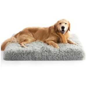 Anti-Anxiety Pet Bed Mat with Orthopedic Support and Waterproof Surface for Large Dogs