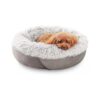 Anti-Anxiety Small Dog Bed with Cozy Soft Round Design and Anti-Slip Bottom