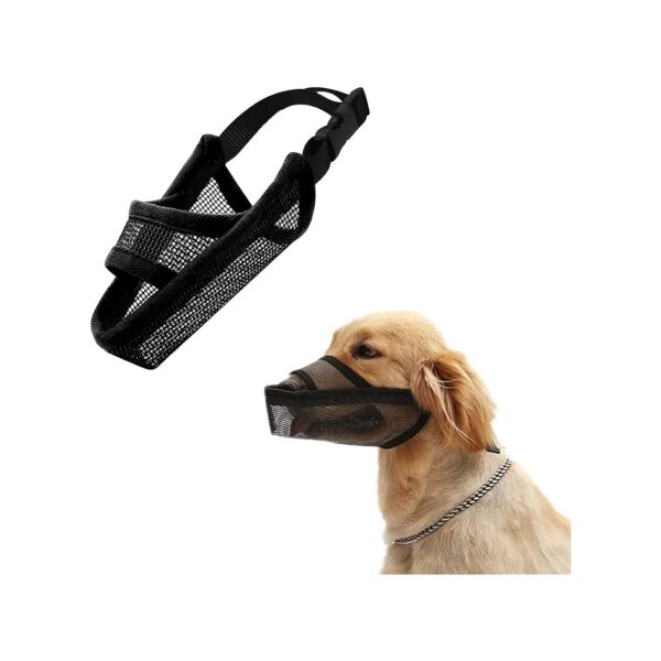 Anti-Barking and Anti-Biting Dog Muzzle with Soft Padding and Breathable