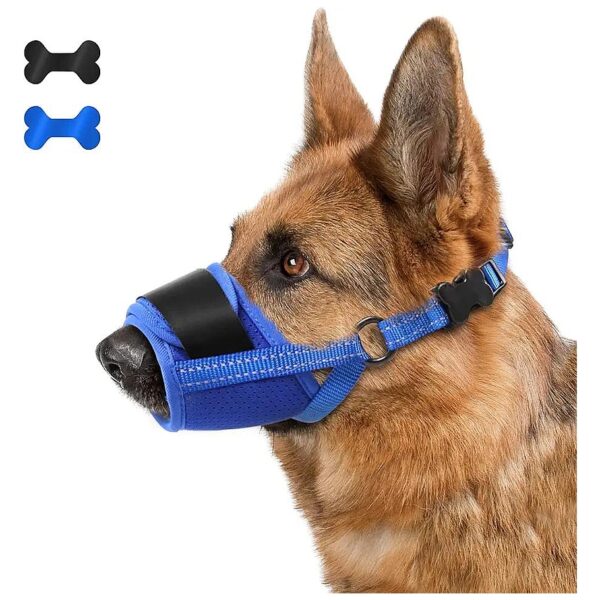 Anti Biting Chewing and Barking Soft Muzzle for Large Dogs