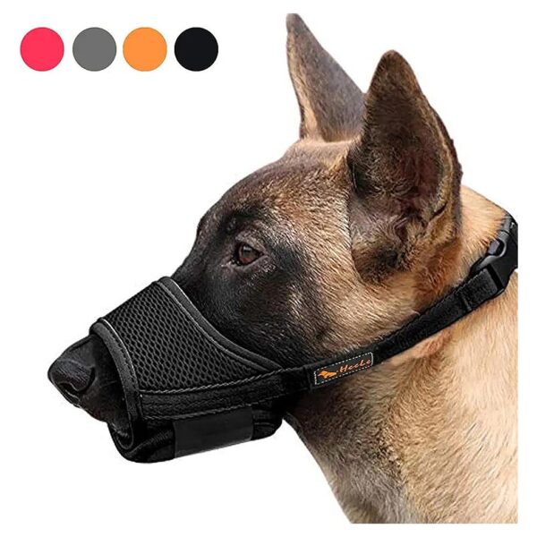 Anti Biting and Barking Dog Muzzle with Nylon Material and Adjustable Loop for Large Dogs