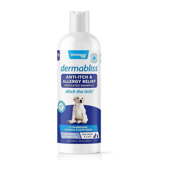 Anti Itch Shampoo For Dog Skin Allergy Relief And Moisturizing