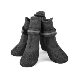 Anti Slip Dog Socks Boots for Small Medium Large Dogs to Prevent Licking on Hard Floors