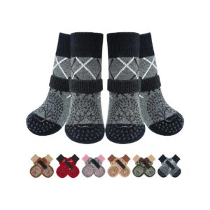 Anti Slip Dog Socks for Hardwood Floors Injury Prevention for Senior Middle Aged Dogs