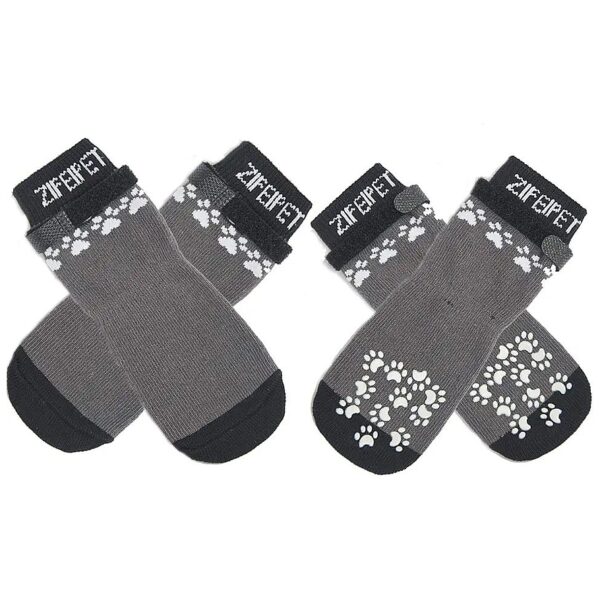 Anti Slip Dog Socks for Medium Dogs with Traction Control and Soft Cotton