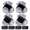 Anti-Slip Dog Socks for Small Puppies and Kittens with Adjustable Paw Protector