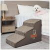 Anti-Slip Foam Dog Ramp for Bed, Sofa, and Car for Small to Medium Breed Pets