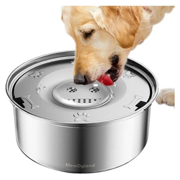 Anti-Slip and Spill-Proof Dog Water Bowl with Food Grade Materials