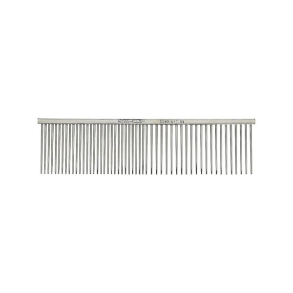 Anti-Static Pet Comb for Grooming with Medium Coarse Tooth Spacing for All Coat Types