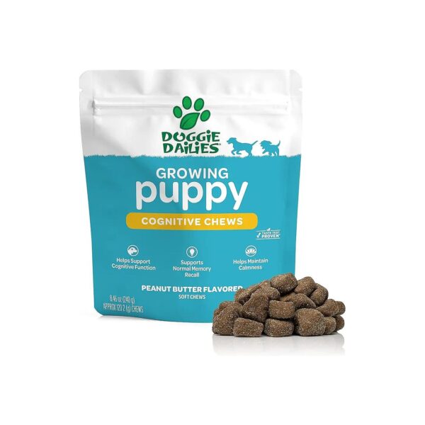 Antioxidants, and Ashwagandha, These Soft Chews Support Puppy Brain Health