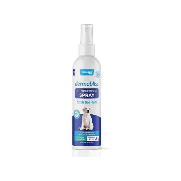 Antiseptic and Antifungal Skin Spray for Dogs, Cats, and Skin Infections, Irreversible