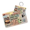 Arizona Pet Driver License Wallet Card with Customizable ID Tag for Dogs and Cats