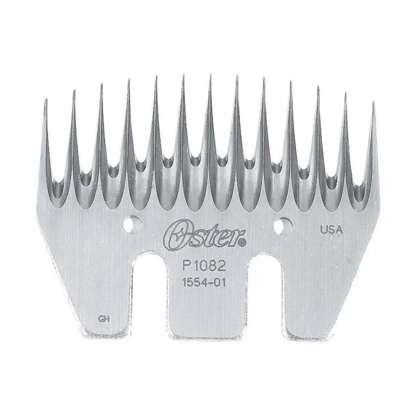 Arizona Thin Hair Comb, 13 Teeth, Silver Finish, Large Size