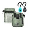 Army Green Dog Clicker Training Kit with Poop Bag Dispenser and Treat Pouch