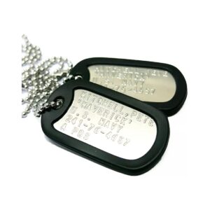 Army Universe Authentic Dog Tag Set Movie-Inspired Maverick Costume Accessory Chain