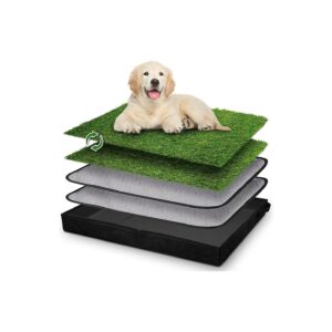 Artificial Grass Dog Litter Box Portable Potty Tray Small Dog Litter Box Indoor