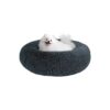 Artificial Shag Faux Fur Dog Bed for Small Dogs and Cats - Soft, Warm, and Comfortable