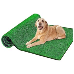 Artificial Turf Grass Mat for Dogs 3x1in Potty Training Pee Pads with Drainage Holes