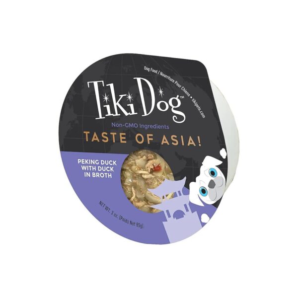 Asia Peking Duck Inspired Wet Dog Food Made with Real Duck and Quality Ingredients