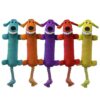 Assorted Color 12-Inch Loofa Launcher Water Squeaky Dog Toy