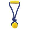 Assorted Color TugToy with Ball for Strong-Jawed Dogs