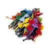 Assorted Colors Pet Grooming Accessories Polyester Dog Bow Ties with Adjustable Collars