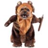 Authentic Ewok Dog Costume in Polyester Brown Medium