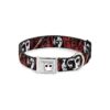 Authentic SeatBelt Buckle Dog Collar with Friday the 13th Jason Artwork