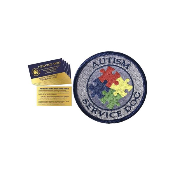 Autism Assistance Dog Badge for Social Acceptance and Accommodations