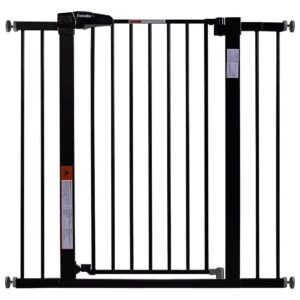 Auto-Close Metal Baby Gate for Stairways and Doorways with Easy Installation