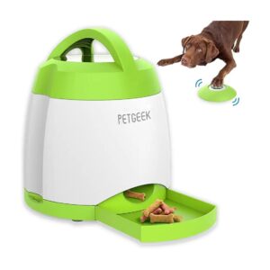 Automatic Dog Feeder Toy with Interactive Puzzle and Treat Dispensing