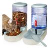 Automatic Food and Water Feeder Set for Small to Medium Pets