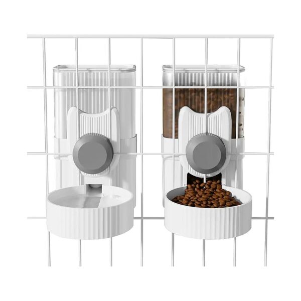 Automatic Gravity Feeder for Small Pets, Pet Food and Water Dispenser