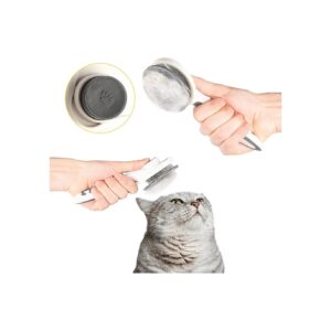 Automatic Hair Removal Brush for Cats and Dogs with Self Cleaning Mechanism