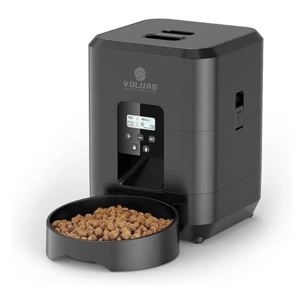 Automatic Pet Feeder for Cats and Dogs with Timed Dispenser and Memory