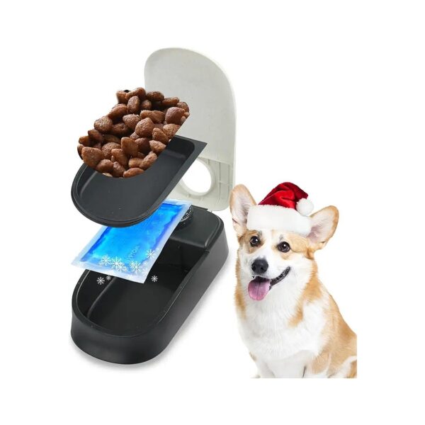 Automatic Pet Feeder for Cats and Small Dogs with 48-Hour Timer Function