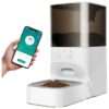 Automatic Pet Feeder with APP Control, Timed Feeding and Voice Recorder for Cats and Dogs