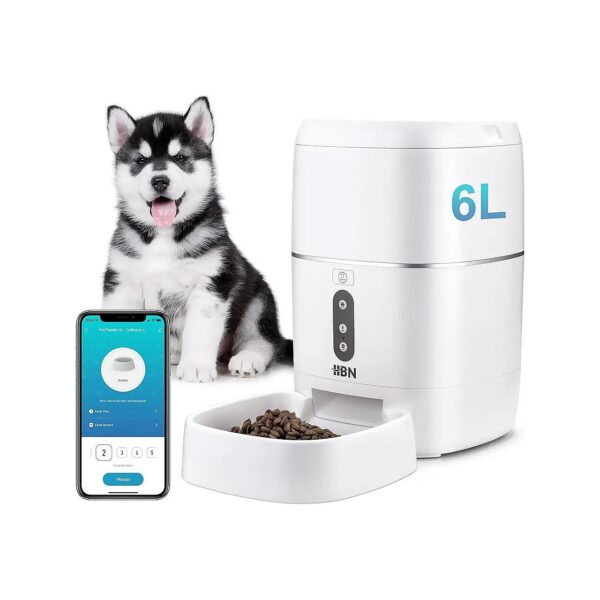 Automatic Pet Feeder with Large Capacity and Voice Recorder